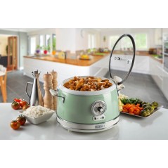 Ariete Vintage Rice Cooker - 35L Slow Cooker 700W Green | Perfect for Delicious Meals!
